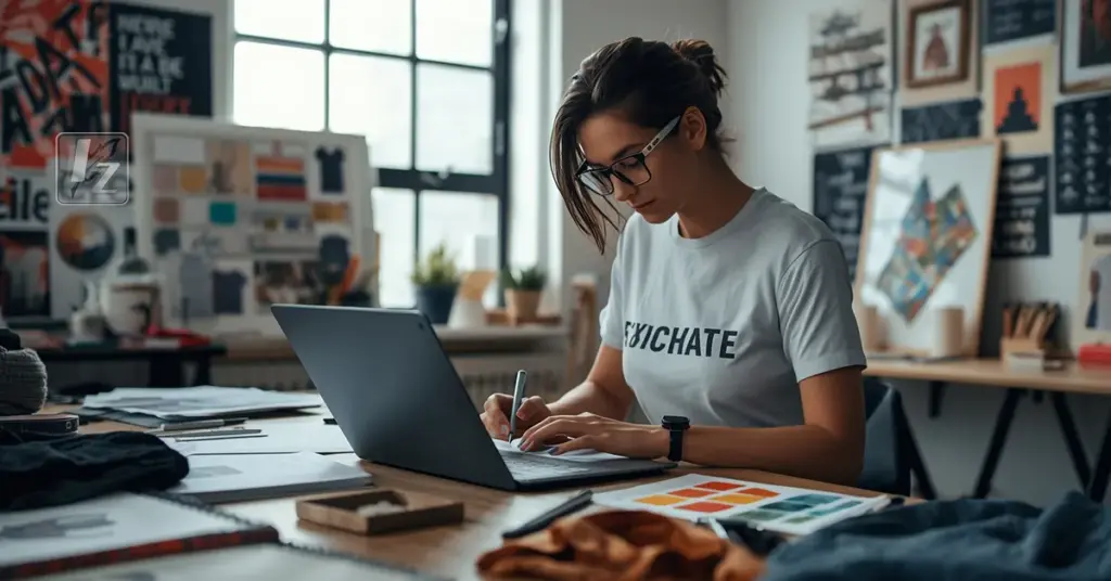 Oversize dizaynli futbolka uchun printerni tayyorlash.